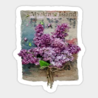 Mackinac Island Lilac Festival Sticker